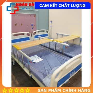 GIƯỜNG Y TẾ, GIƯỜNG BỆNH NHÂN 1 TAY QUAY NÂNG ĐẦU TẶNG KÈM BÀN ĂN.