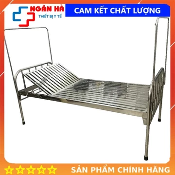 GIƯỜNG BỆNH NHÂN INOX, cho bệnh nhân, inox 201, dát hộp, sáng bóng, bền đẹp không han