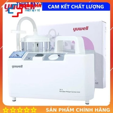 Máy Hút Dịch Hút Đờm Mũi Họng 1 Bình Yuwell 7E-A - HÀNG CHÍNH HÃNG.
