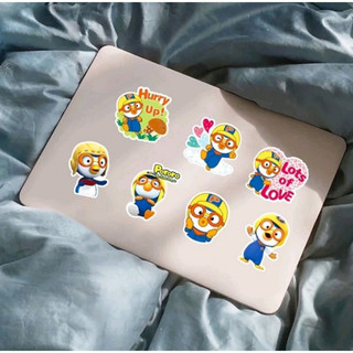 Set 10 30 50 sticker Pororo dán nón mũ bảo hiểm laptop vali sổ tay đàn guitar điện thoại tủ lạnh xe máy ván trượt