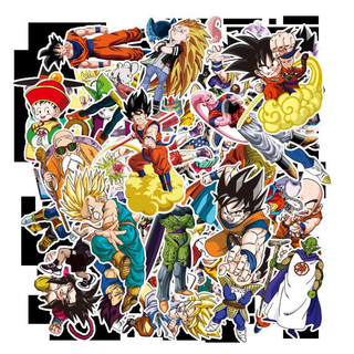 set 10 30 50 sticker decal Dragon Ball Bảy viên ngọc rồng Chống thấm nước, dán laptop mũ bảo hiểm vali đàn guitar