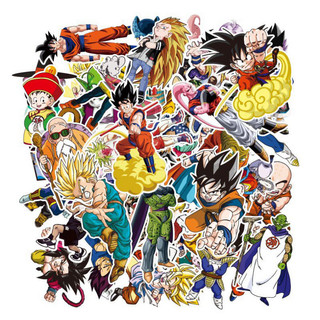 set 10 30 50 sticker decal Dragon Ball Bảy viên ngọc rồng Chống thấm nước, dán laptop mũ bảo hiểm vali đàn guitar