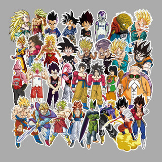 set 10 30 50 sticker decal Dragon Ball Bảy viên ngọc rồng Chống thấm nước, dán laptop mũ bảo hiểm vali đàn guitar