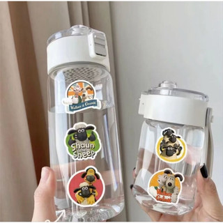 Set 10 30 50 cừu sheep dán nón mũ bảo hiểm laptop vali sổ tay đàn guitar điện thoại tủ lạnh xe máy