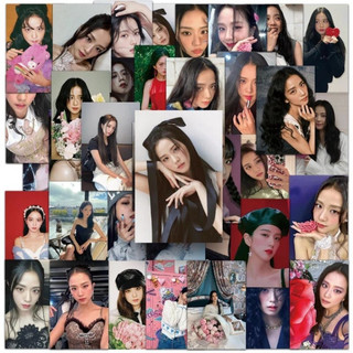 Set 10/30/ 50 sticker Jisoo Black Pink dán nón mũ bảo hiểm laptop vali sổ tay đàn guitar điện thoại xe máy tủ lạnh