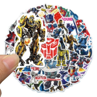 Set 10 30 50 miếng dán sticker Transformers dán nón mũ bảo hiểm laptop vali sổ tay đàn guitar điện thoại tủ lạnh xe máy