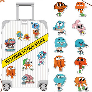 Set 10 30 50 miếng dán sticker Thế Giới kỳ diệu của Gumball 2 The Amazing World of Gumball 2 dán nón mũ bảo hiểm vali