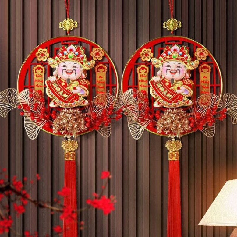 .Thần Tài Lắc Đầu Gọi Tài Lộc Cầu May Mắn,trang trí Tết