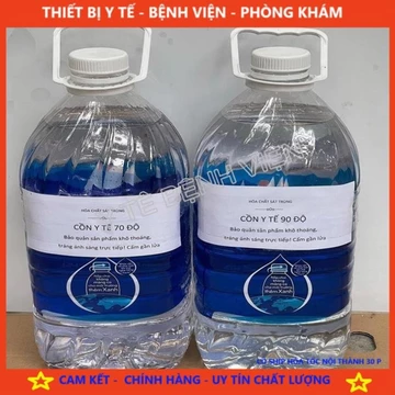 HÀNG CTY - Cồn Y Tế 90 Độ, 70 Độ - Sát Khuẩn, Sát Trùng - Can 5 Lít - CHÍNH HÃNG