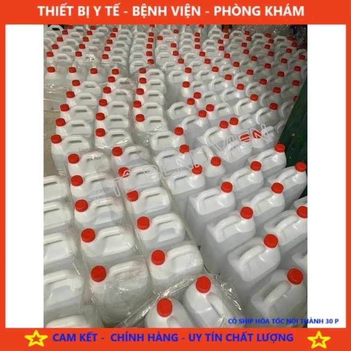 Cồn y tế tiệt trùng 70 độ, 90 độ can 5L - CHÍNH HÃNG