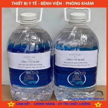 .HÀNG CTY - Cồn Y Tế 90 Độ, 70 Độ - Sát Khuẩn, Sát Trùng - Can 5 Lít - CHÍNH HÃNG