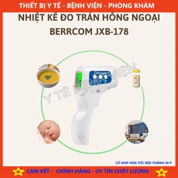 HÀNG CTY - Nhiệt kế đo trán không tiếp xúc Berrcom JXB-178 - Nhiệt kế điện tử hồng ngoại - CHÍNH HÃNG