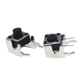 [Giá combo] (50 cái) Nút nhấn 6x6mm 2 chân cắm chỉnh ngang cao 4.3 - 15mm