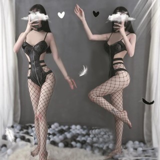 Đồ ngủ nữ Jumsuit Cám dỗ Cuốn hút Tôn dáng JS03 Bộ ngủ Da Sexy Váy liền thân Bodysuit Gợi cảm Quyến rũ