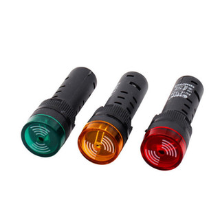 [Giá sỉ] (2C) Đèn còi báo AD16 - 16SM lỗ khoét 16mm điện áp 12V, 24V, 220V, 380VAC