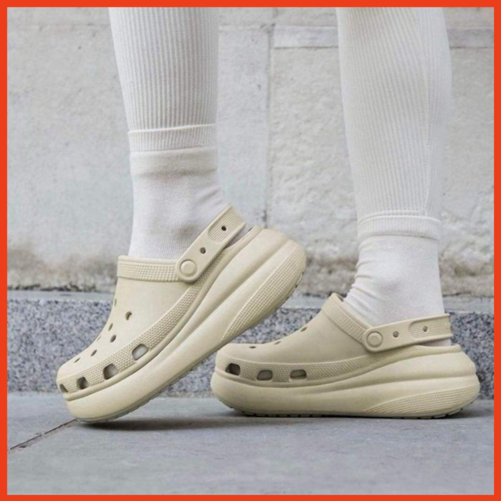 Sục Cross Band Mega Crush Clog, đế cao 7cm tôn dáng nữ Hàng cao cấp HOT ...