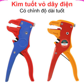 Kìm tuốt dây điện có điều chỉnh độ dài dây