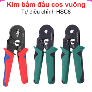 Kìm bấm đầu cos vuông tự điều chỉnh HSC8