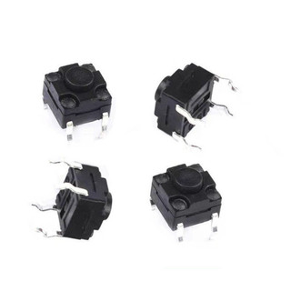 [Giá sỉ] (10C) Nút nhấn 6x6mm chống thấm 4 chân cắm DIP cao 4.3 - 15mm