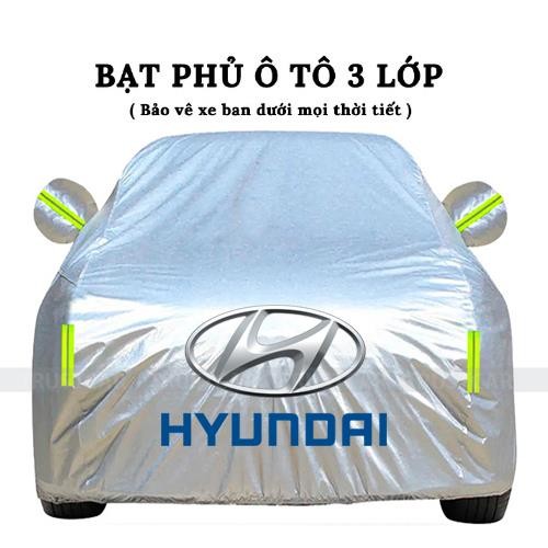 Bạt Phủ xe hyundai santafe tucson creta elantra accent palisade i10 i20 chống nắng nóng, chống nước và chống xước