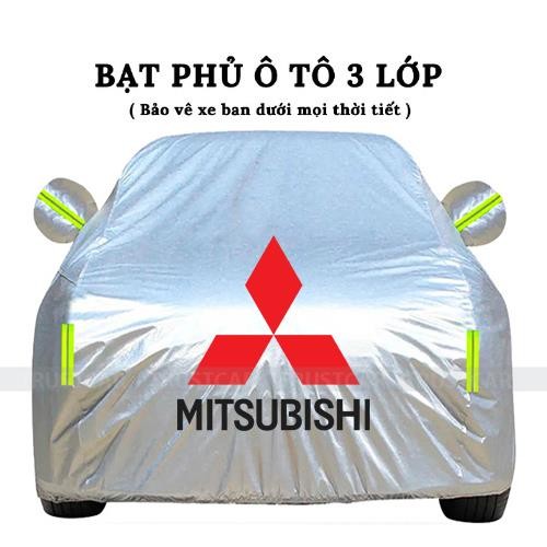 Bạt Phủ Xe Ô Tô Mitsubishi Xforce, Mirage, Xpander, Attrage, Pajero, Trition, Outlander Chất Liệu Bạt 3 chống nắng mưa