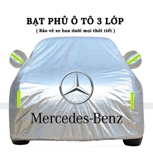 Bạt Phủ Ô Tô Mercedes C E S GLC GLE GLS A GLA GLB G Maybach – 3 Lớp Cao Cấp Chống Nắng Mưa Xước Hiệu Quả