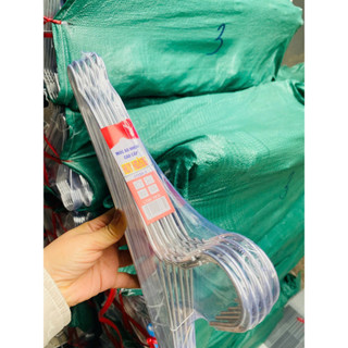 Bộ 10 móc áo nhôm người lớn 4kg dày 4mm dài 44cm cao 18cm.
