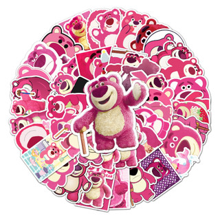 Bộ 50 Dễ Thương Ngộ nghĩnh Disney Lotso Hoạt Hình Thời Trang Hoạt Hình Chống Thấm Nước Hoạt Hình Dán Mũ Bảo Hiểm Cốc Nướ