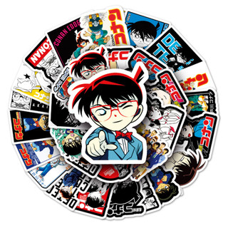 50 Miếng Dán Conan Ngộ nghĩnh Chống Thấm Nước DIY Cho Điện Thoại Laptop Xe Dán Sáng Tạo Decal Nhà