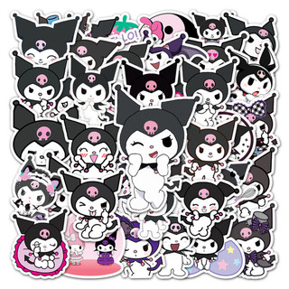 Bộ 50 Mới Sanrio Dán Hello Kitty Dán Kuromi My Melody Miếng Dán Dễ Thương Cho Bé Gái Laptop Da Kawaii Decal