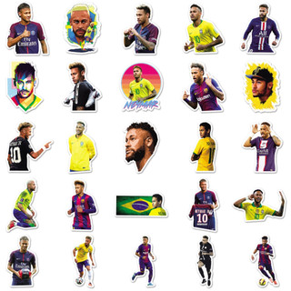 Bộ 50 Vui Bóng Đá Neymar Dán Chống Thấm Nước DIY Cho Điện Thoại Laptop Xe Dán Sáng Tạo Decal Nhà