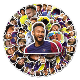 Bộ 50 Vui Bóng Đá Neymar Dán Chống Thấm Nước DIY Cho Điện Thoại Laptop Xe Dán Sáng Tạo Decal Nhà