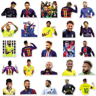 Bộ 50 Vui Bóng Đá Neymar Dán Chống Thấm Nước DIY Cho Điện Thoại Laptop Xe Dán Sáng Tạo Decal Nhà