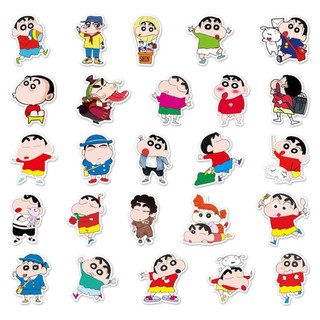 Hoạt Hình 50 Chiếc Ngộ nghĩnh Shin-chan Dán Chống Thấm Nước Graffiti Cho DIY Laptop Hành Lý Xe Đạp Dán