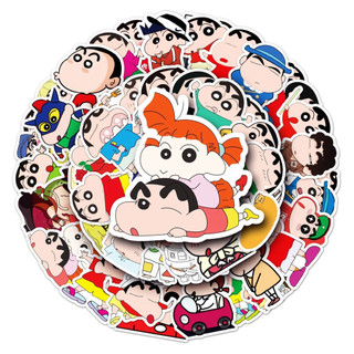 Hoạt Hình 50 Chiếc Ngộ nghĩnh Shin-chan Dán Chống Thấm Nước Graffiti Cho DIY Laptop Hành Lý Xe Đạp Dán