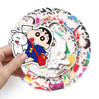 Hoạt Hình 50 Chiếc Ngộ nghĩnh Shin-chan Dán Chống Thấm Nước Graffiti Cho DIY Laptop Hành Lý Xe Đạp Dán