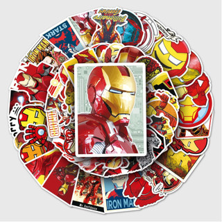 52 Mảnh Ngộ nghĩnh Ironman Marvel DIY Sáng Tạo Cho Điện Thoại Laptop Xe Helmater Dán Nhà Decal Chống Thấm Nước Dán