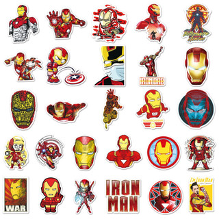 52 Mảnh Ngộ nghĩnh Ironman Marvel DIY Sáng Tạo Cho Điện Thoại Laptop Xe Helmater Dán Nhà Decal Chống Thấm Nước Dán