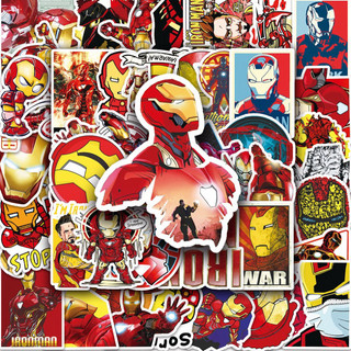 52 Mảnh Ngộ nghĩnh Ironman Marvel DIY Sáng Tạo Cho Điện Thoại Laptop Xe Helmater Dán Nhà Decal Chống Thấm Nước Dán