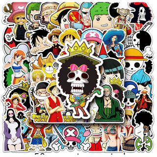 50 Mảnh Ngộ nghĩnh One Piece DIY Sáng Tạo Nhà Decal Dán Kawaii Hoạt Hình Chống Thấm Nước Dán