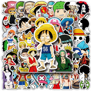 50 Mảnh Ngộ nghĩnh One Piece DIY Sáng Tạo Nhà Decal Dán Kawaii Hoạt Hình Chống Thấm Nước Dán