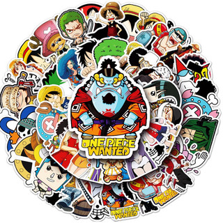 50 Mảnh Ngộ nghĩnh One Piece DIY Sáng Tạo Nhà Decal Dán Kawaii Hoạt Hình Chống Thấm Nước Dán