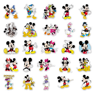 Ngẫu Nhiên 10 / 50 Miếng Dán Chuột Mickey Disney Vui Nhộn Cho Mũ Bảo Hiểm / Ô Tô / Động Cơ / Laptop / Điện Thoại / Đàn G