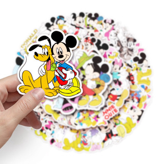 Ngẫu Nhiên 10 / 50 Miếng Dán Chuột Mickey Disney Vui Nhộn Cho Mũ Bảo Hiểm / Ô Tô / Động Cơ / Laptop / Điện Thoại / Đàn G