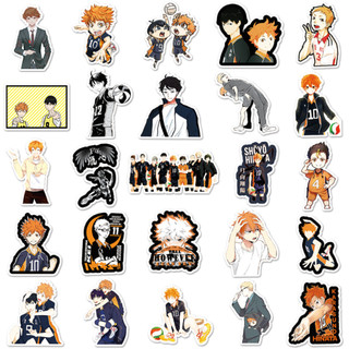 Ngộ nghĩnh 52 Chiếc Hoạt Hình Haikyuu Dán Anime Nhật Bản Chống Thấm Nước DIY Laptop Hành Lý Xe Đạp Dán