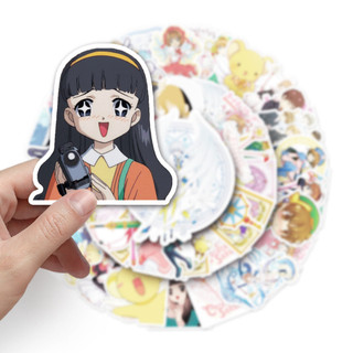 Bộ 50 Vui Cardcaptor Sakura Dán Chống Thấm Nước DIY Cho Điện Thoại Laptop Xe Dán Sáng Tạo Nhà Decal