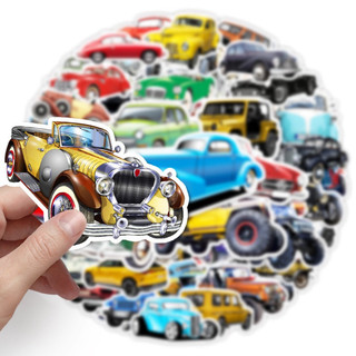51 Mảnh Dễ Thương Xe Hoạt Hình Thời Trang Hoạt Hình Chống Thấm Nước Hoạt Hình Dán Mũ Bảo Hiểm Cốc Nước Chống Thấm Nước D