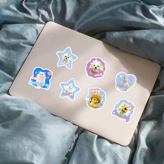 60 Miếng Dán Chó Mèo Dễ Thương Ngộ nghĩnh Cho Laptop / Điện Thoại / Mũ Bảo Hiểm / Động Cơ / Ô Tô DIY Sáng Tạo Graffiti N