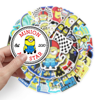 Bộ 50 Ngộ nghĩnh Minions Dán Chống Thấm Nước DIY Cho Điện Thoại Laptop Xe Dán Sáng Tạo Decal Nhà