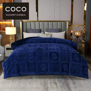 Chăn Lông Tuyết Coco Cao Cấp Kích Thước 2m3x2m Siêu Ấm